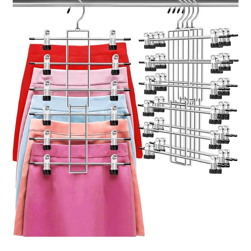 NEW!! PANTS HANGERS WITH CLIPS